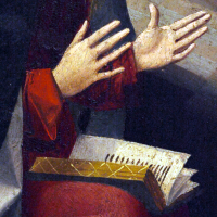 Josse Lieferinxe dit le Maître de Saint Sébastien. peinture sur bois. Provence, 1493-1505. Musée du Petit Palais - Avignon