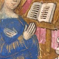 Book of Hours, Use of Clermont, Parchment codex, last quarter of the 15th century, British Library, Burney 332,  fol. 53