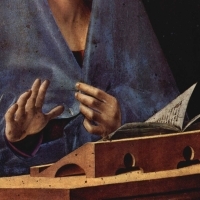 Antonello da Messina, Vergine Annunciata, tempera e olio su tavola, 1476, Palermo, Galleria Regionale della Sicilia di Palazzo Abatellis