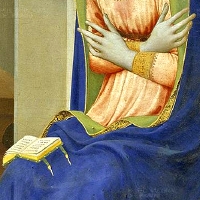 Fra Angelico, témpera & dorado, tabla, 1426, Madrid, Museo Nacional del Prado.