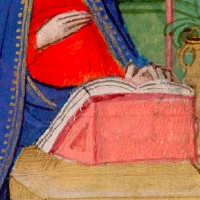 Book of Hours, use of Besançon, based upon compositions of the Boucicaut Master, France, first half of the XV c. Huntington Library,  HM 1137. fol. 28