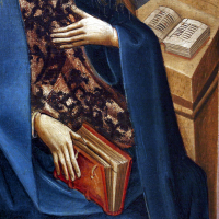 Anonyme, Rhin supérieur. L'Annonciation. 1460. Musée des Beaux Arts de Lyon.