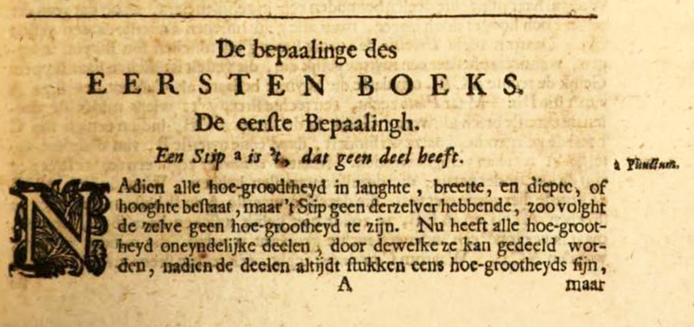 Claas Jansz. Vooght Geometra. Amsterdam by Johannes van Keulen, 1695. restituto, overo Gli antichi elementi geometrici ristaurati e facilitati da Vitale Giordano da Bitonto. Roma : Bernabò