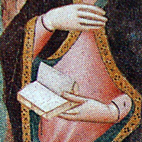 Biagio di Goro Ghezzi, affresco, 1368, San Michele Arcangelo, Paganico.