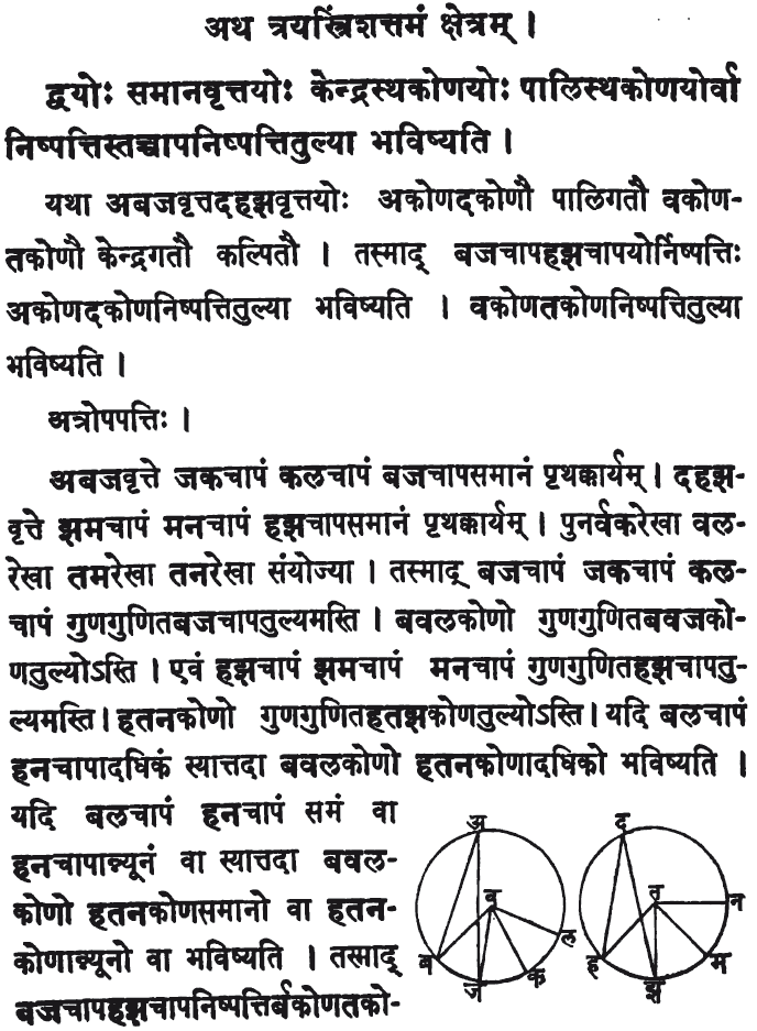 The Rekhâganita or geometry in sanskrit composed by Samrâd Jagannâtha, Bombay, Government central book depôt. 1901